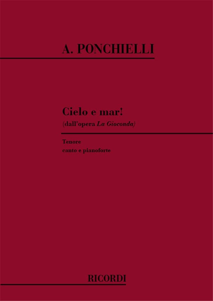 La Gioconda: Cielo E Mar!
